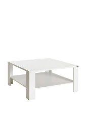 New Line Kare Orta Sehpa - Mat Lake Beyaz 90x42x90 cm (GxYxD) - 1