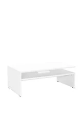Dikdörtgen Orta Sehpa - Mat Lake Beyaz 110x42x65 cm (GxYxD) - 1
