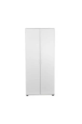 Trendline 2 Kapaklı Gardırop-Mat Beyaz 80x187x47 cm (GxYxD) - 1