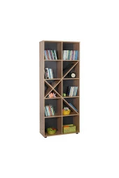 Gaming 10 Raflı Kitaplık - Sonoma 75x188x 30 cm (GxYxD) - 3