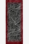 Afvente Mermer Desen Bordo Pamuk Şal - 5
