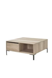 Kare Orta Sehpa - Açık Ceviz (Tori) 90x42x90 cm (GxYxD) - 8