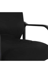 Max Classic Kumaş Ofis Koltuğu-Siyah 63x108-118x48 cm (GxYxD) - 7