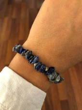 Lapis Lazuli Doğal Taş Bileklik - 1