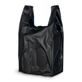 Kalın Siyah Poşet Küçük Boy 1 Kg Hışır Atlet Poşet Market Manav Poşeti Çöp Poşeti - 2