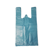 Kalın Mavi Poşet Orta Boy 1 Kg Hışır Atlet Poşet Market Manav Poşeti Çöp Poşeti - 2