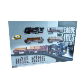 Oyuncak Tren Seti Rail King Klasik Tren 104 Cm 23 Parça Işıklı - 2