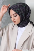 Afvente Tüy Desen Mor Pamuk Eşarp - 2