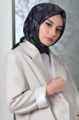 Afvente Tüy Desen Mor Pamuk Eşarp - 4
