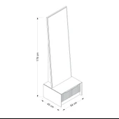 Minar Kale Luxe Soft Boy Ayna Mbrn-Kumtaşı thumbnail 6