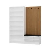 Minar Kale Dekor Panel 2 Bölme Raf+Ayakk Minderli Byz 2 Kapaksız - 3