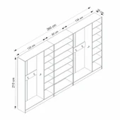 Minar Kale210 Port 8 Kapaksız 4 Bölme Raf Byz thumbnail 4