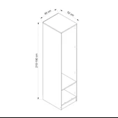 Minar M5001-Kale 1 Gövde Askılı Beyaz 190Cm - 4