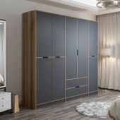 Minar Elina 5 Kapaklı Dolap Dore Antrasit thumbnail 2