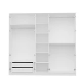 Minar Lara 5 Kapılı Dolap - Beyaz thumbnail 6