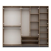 Minar Elina 5 Kapaklı Dolap Dore Antrasit thumbnail 7