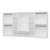 Minar Kale 210Cm 8 Bolme 2 Cek Gıyınme Dlp Beyaz thumbnail 6