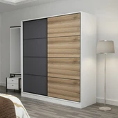 Minar Kale 2K Sürg.Dlp 180Cm Beyaz Antrasit Dore thumbnail 3