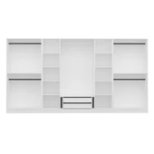 Minar Kale 210Cm 8 Bolme 2 Cek Gıyınme Dlp Beyaz thumbnail 5