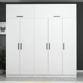 Minar Kale 5 Kapaklı 2 Çek Dolap Ve Yüklük Beyaz thumbnail 1