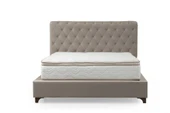 Minar Deluxe Baza+Başlık+Yatak Bej 150X200 - 5