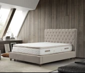 Minar Deluxe Baza+Başlık+Yatak Bej 140X200 thumbnail 1