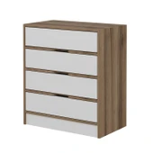 Minar Elina Şifonyer 4Ç - Dore Beyaz thumbnail 6