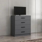Minar D4002-Kale Tv Çekmece Modül-Antrasit - 2