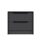 Minar Kale Luxe Soft 2Çek Mebran Komodin-Antrasit - 4