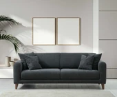 Minar Sare 3+3+1 Berjer Koltuk Takım (Koyu Gri+Ares Byz) thumbnail 3