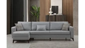 Minar Kristal 3+Dinlenme Köşe Takımı Açık Gri thumbnail 2