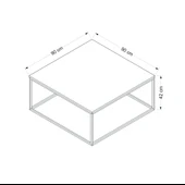 Minar Loni Orta Sehpa Beyaz (Beyaz Ayaklı) thumbnail 7