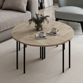 Minar Emma Zigonlu Orta Sehpa Takım-Senza-Senza thumbnail 2