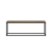 Minar Tiger Orta Sehpa Dore (Siyah Ayaklı) thumbnail 5