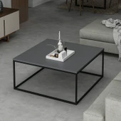 Minar Loni Orta Sehpa Antrasit (Siyah Ayaklı) thumbnail 3