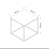 Minar Başak Sehpa Dore (Siyah Ayaklı) thumbnail 7