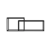 Minar Leka Metal Orta Sehpa-Mat Siyah thumbnail 4