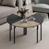 Minar Emma Zigonlu Orta Sehpa Takım-Senza Antr thumbnail 2