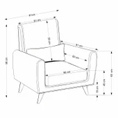 Minar Sare Berjer Koyu Gri thumbnail 3