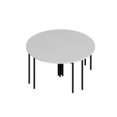 Minar Emma Zigonlu Orta Sehpa Takım-Beyaz Beyaz thumbnail 4