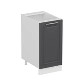 Minar Mutfak Modül Alt 1K1R 40Cm Dolap Beyaz Mebran C Antrasit - 3