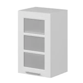 Minar Mutfak Modül Üst 1Dk2R 45Cm Dolap Beyaz Cam Mebran C Beyaz thumbnail 3