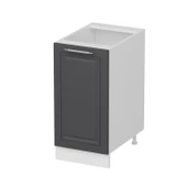 Minar Mutfak Modül Alt 1K1R 40Cm Dolap Beyaz Mebran C Antrasit - 2