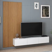 Minar Rigel Tv Dekor Panel Takım-Beyaz thumbnail 3