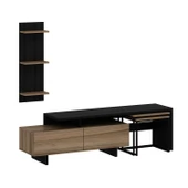 Minar Vera Tv+Vera Zigon Sehpa Set - Dore-Senron Siyah thumbnail 6