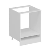 Minar Mutfak Modül Alt 1K 60Cm Ank Dolap Beyaz Mebran C Antrasit - 4