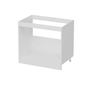 Minar Mutfak Modül Alt 2K 90Cm Evye Dolap Beyaz Mebran C Antrasit thumbnail 5