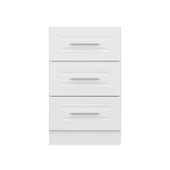 Minar Mutfak Modül Alt 3Ç Nray 50Cm Dolap Beyaz Mebran C Beyaz thumbnail 1