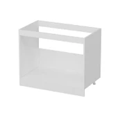 Minar Mutfak Modül Alt 2K 100Cm Evye Dolap Beyaz Mebran C Antrasit thumbnail 5