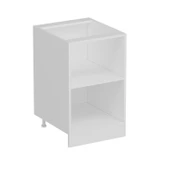 Minar Mutfak Modül Alt 1K1R 50Cm Dolap Beyaz Mebran C Antrasit - 6